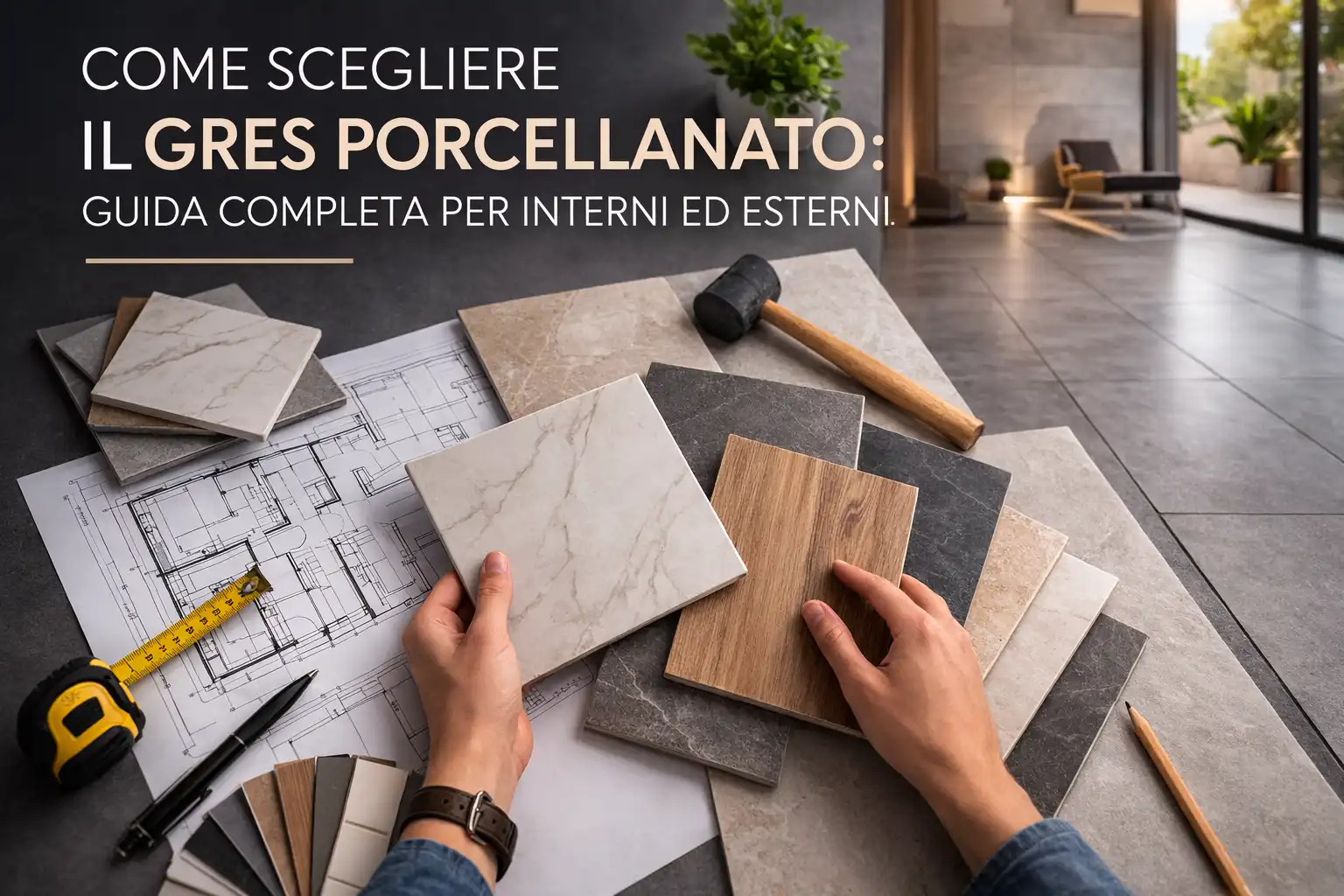 Come scegliere il gres porcellanato: guida completa per interni ed esterni